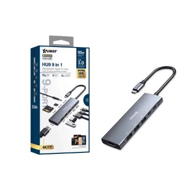 Xpower HU9 9 In 1 95W PD Hub