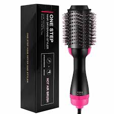 Hair Dryer Hot Air Brush Styler and Volumizer | One Step Straightener, Curler & Blow Dryer Brush