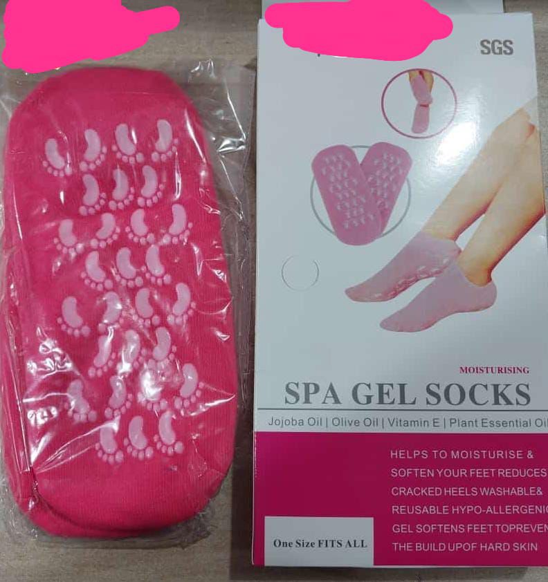 Moisturizing Spa Gel Socks with Box Packing | Soft Foot Care Socks