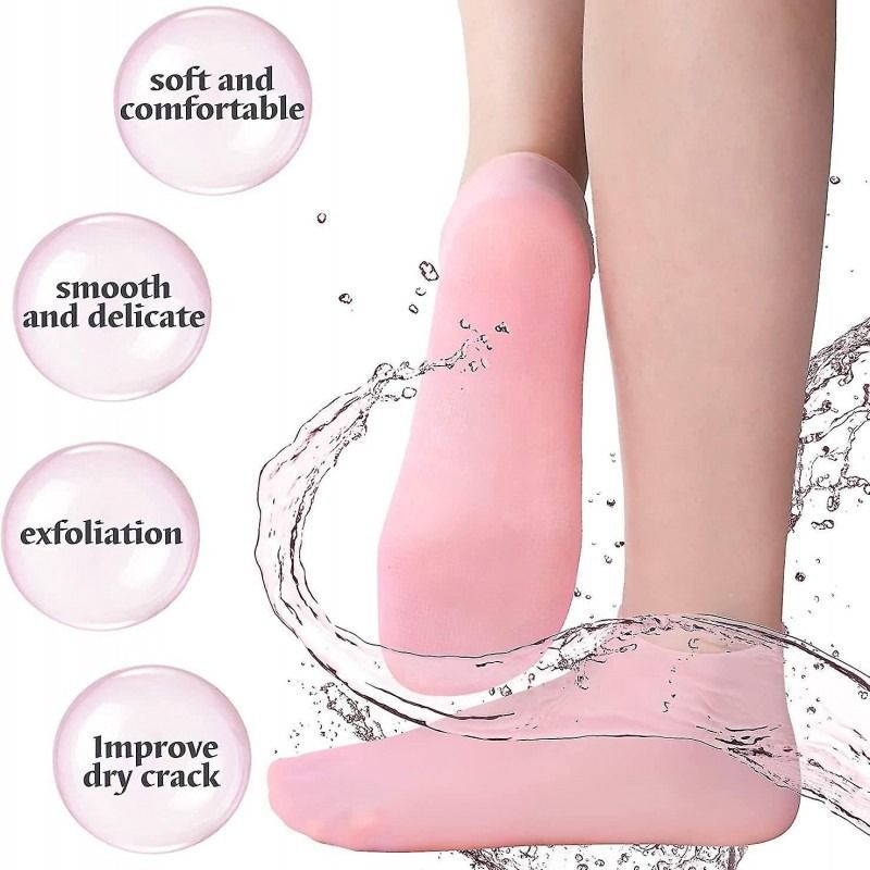 Silicone Socks for Women | Moisturizing Soft Gel Foot Socks